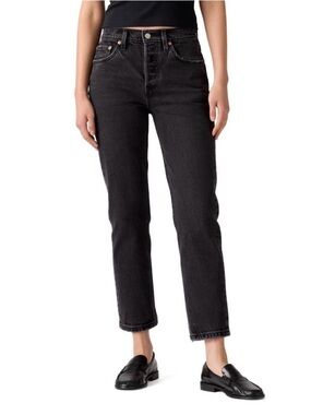 Levi's Black Straight Leg Jeans